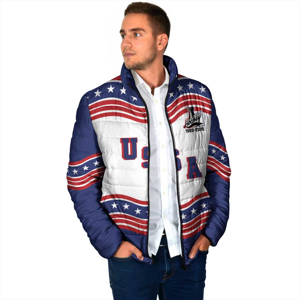 Celebrate United States Hockey's First Gold in 46 years Padded Jacket