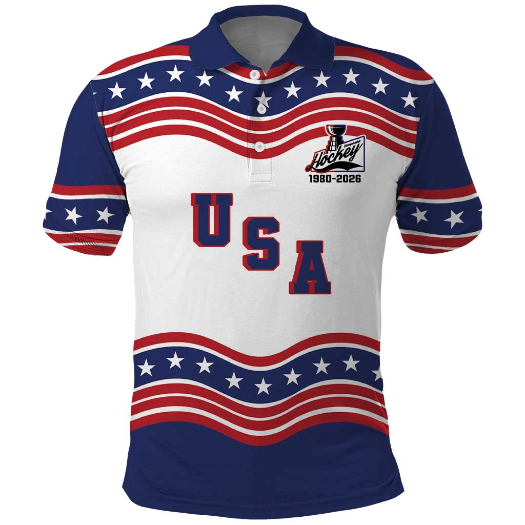 Celebrate United States Hockey's First Gold in 46 years Polo Shirt