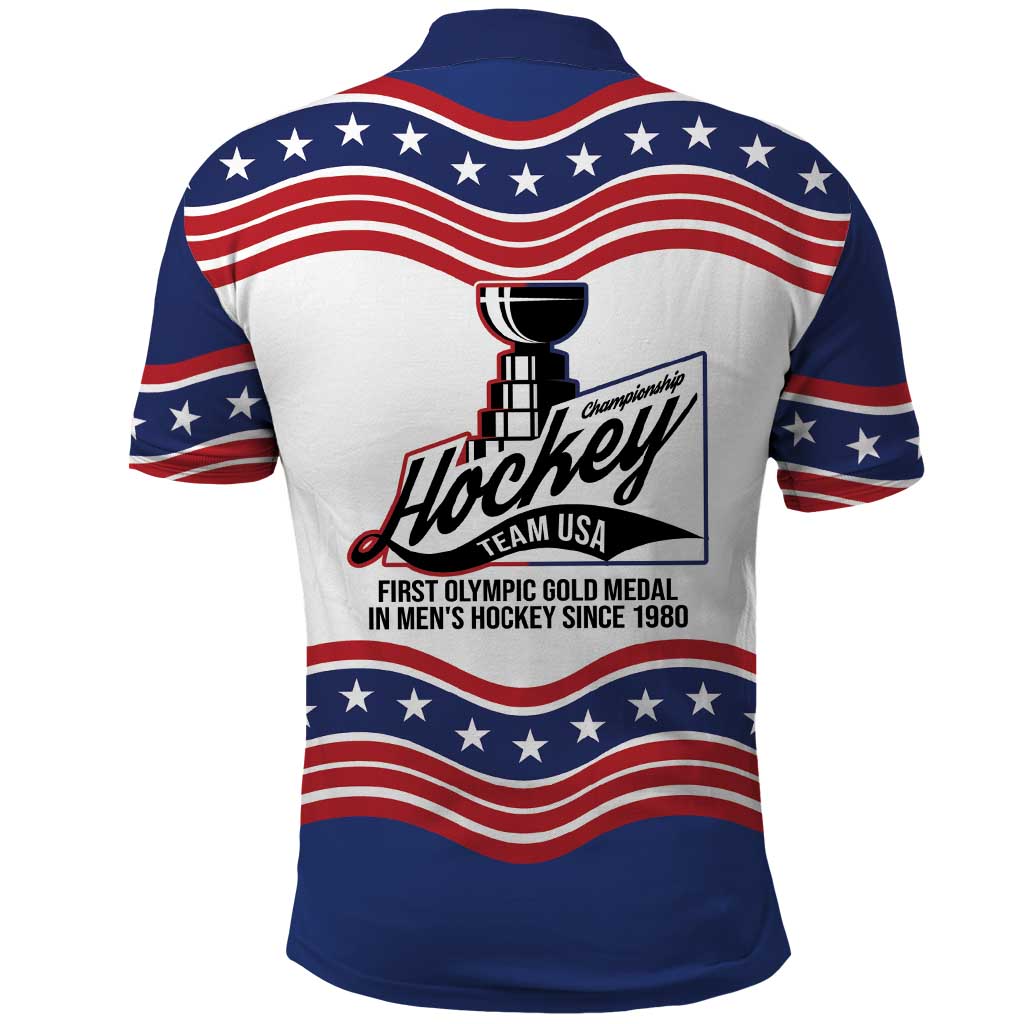 Celebrate United States Hockey's First Gold in 46 years Polo Shirt