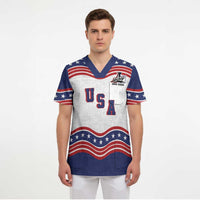Celebrate United States Hockey's First Gold in 46 years Scrub Top