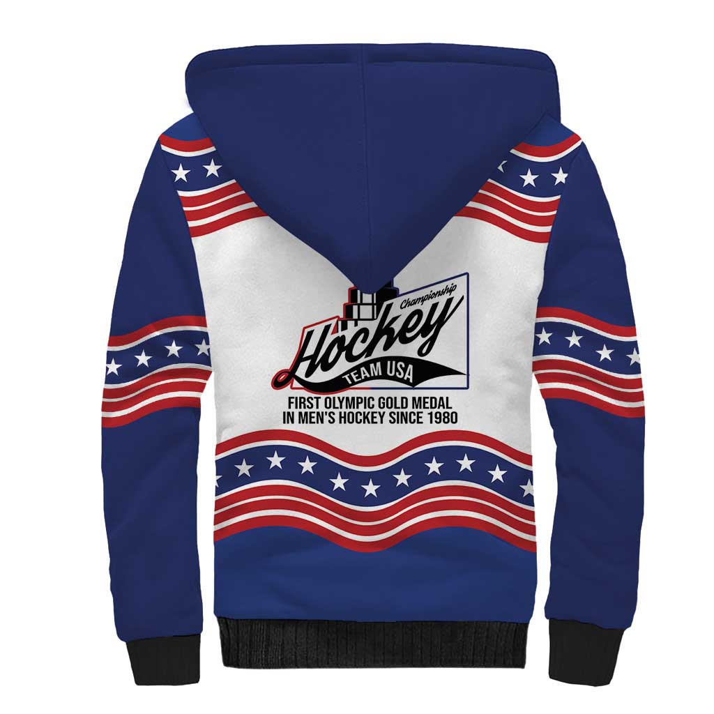 Celebrate United States Hockey's First Gold in 46 years Sherpa Hoodie
