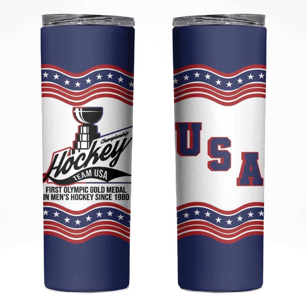Celebrate United States Hockey's First Gold in 46 years Skinny Tumbler