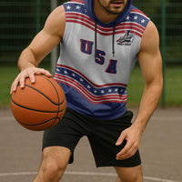 Celebrate United States Hockey's First Gold in 46 years Sleeveless Hoodie