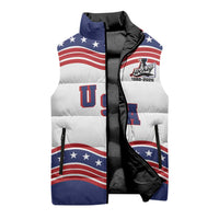 Celebrate United States Hockey's First Gold in 46 years Sleeveless Puffer Jacket