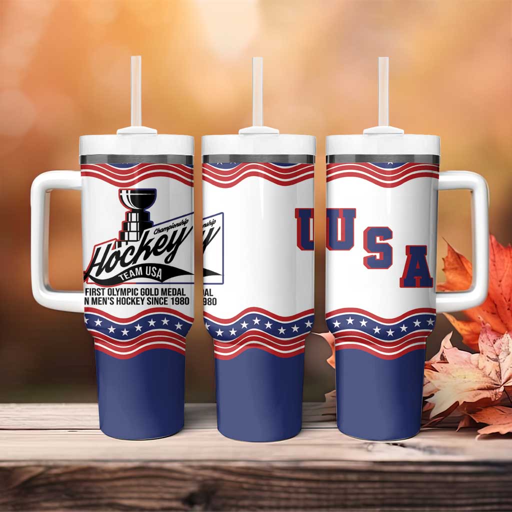 Celebrate United States Hockey's First Gold in 46 years Tumbler With Handle