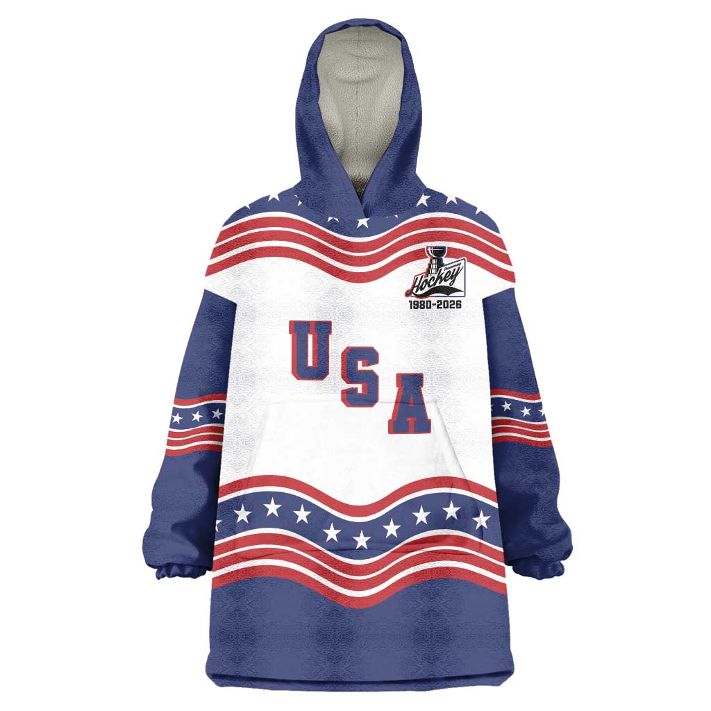 Celebrate United States Hockey's First Gold in 46 years Wearable Blanket Hoodie