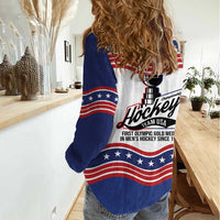 Celebrate United States Hockey's First Gold in 46 years Women Casual Shirt
