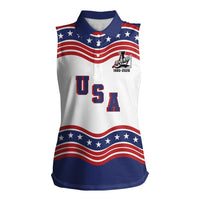 Celebrate United States Hockey's First Gold in 46 years Women Sleeveless Polo Shirt