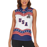 Celebrate United States Hockey's First Gold in 46 years Women Sleeveless Polo Shirt