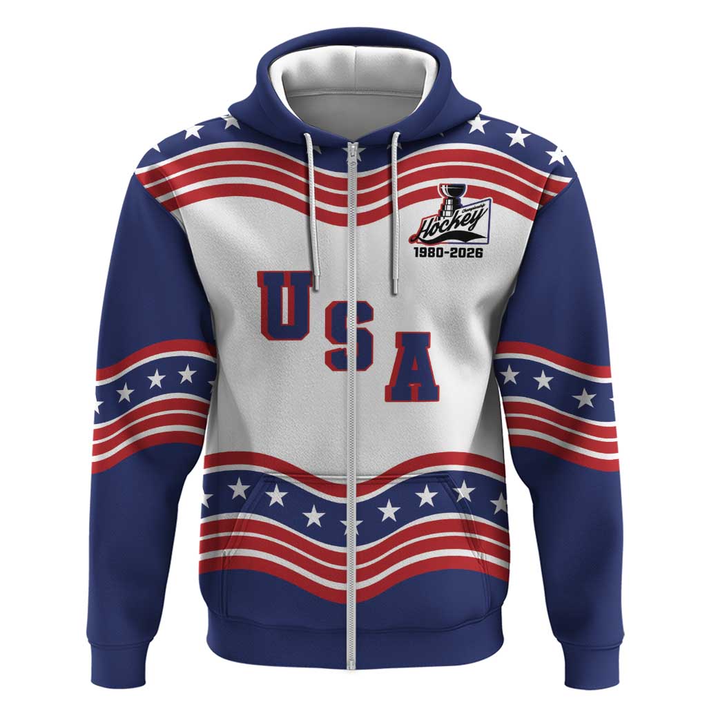 Celebrate United States Hockey's First Gold in 46 years Zip Hoodie