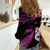 New Zealand Women Casual Shirt Matariki NZ Manaia with Paua Shell - Pink - Wonder Print Shop