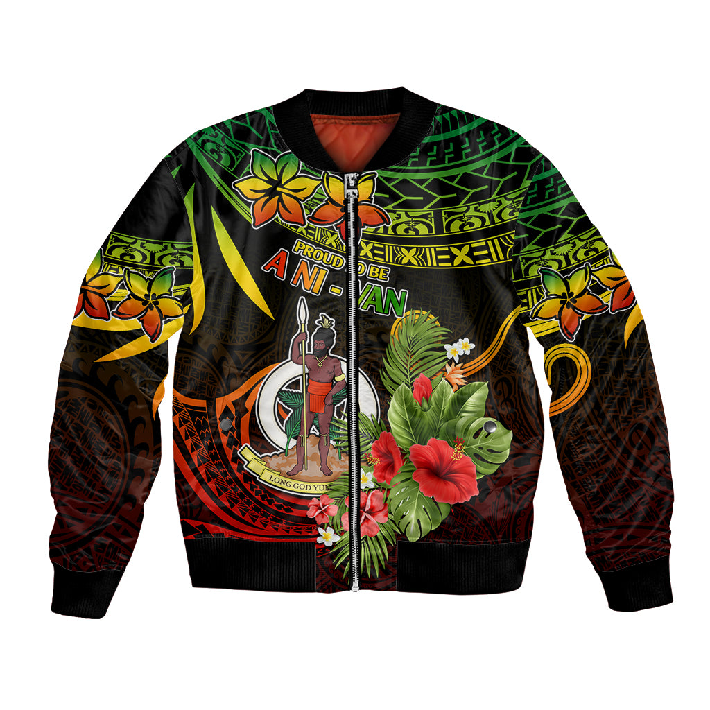 Vanuatu Islands Bomber Jacket Proud To Be A Ni-Van LT9 - Wonder Print Shop