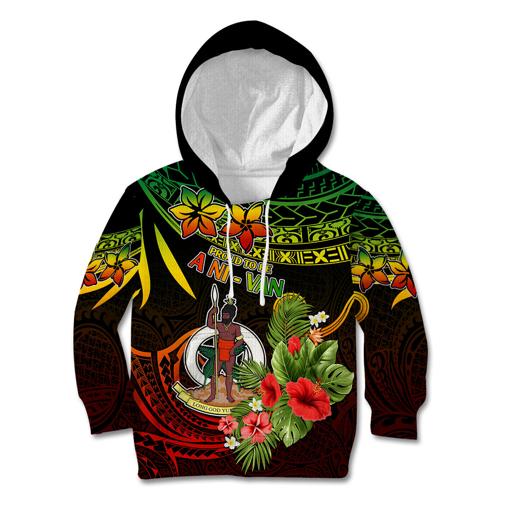 Vanuatu Islands Kid Hoodie Proud To Be A Ni-Van - Wonder Print Shop