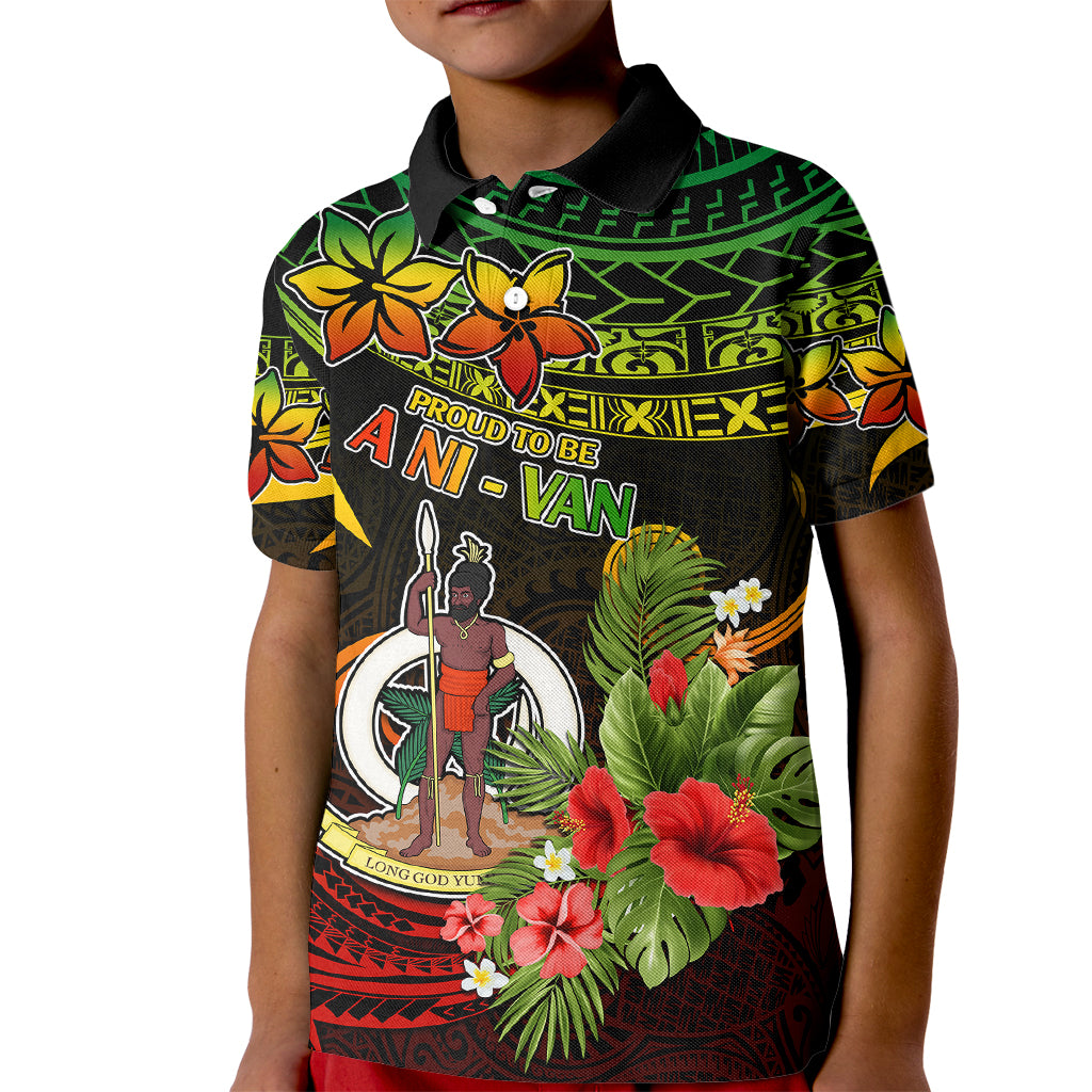 Vanuatu Islands Kid Polo Shirt Proud To Be A Ni-Van - Wonder Print Shop