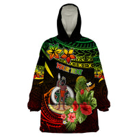 Custom Vanuatu Islands Wearable Blanket Hoodie Proud To Be A Ni-Van - Wonder Print Shop