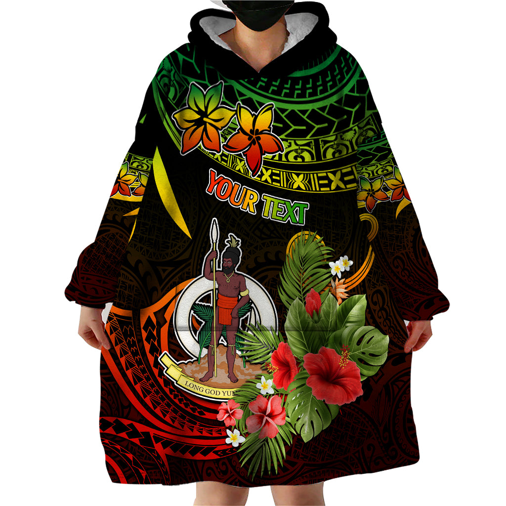 Custom Vanuatu Islands Wearable Blanket Hoodie Proud To Be A Ni-Van - Wonder Print Shop