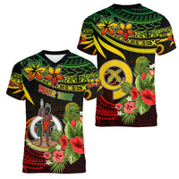 Custom Vanuatu Islands Women V Neck T Shirt Proud To Be A Ni-Van - Wonder Print Shop