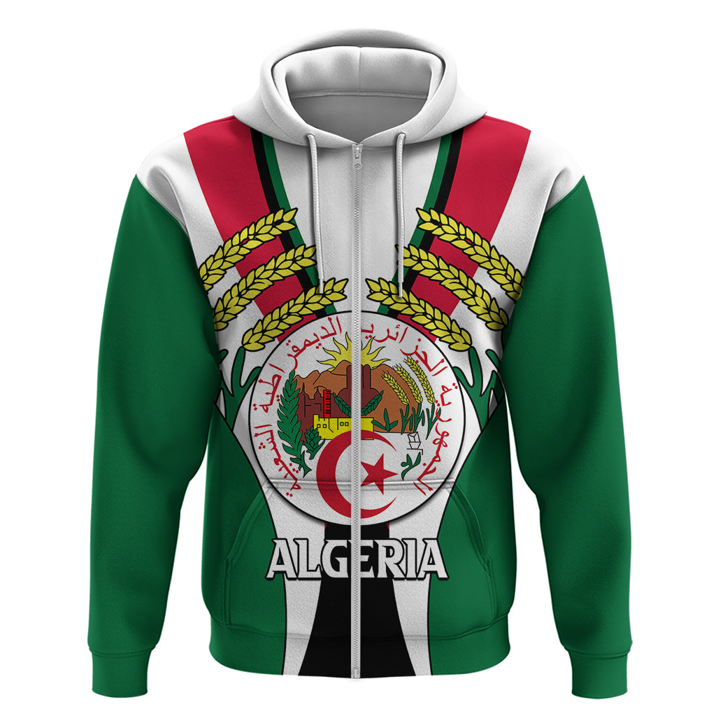 African Hoodie Algeria Independence Day - Wonder Print Shop