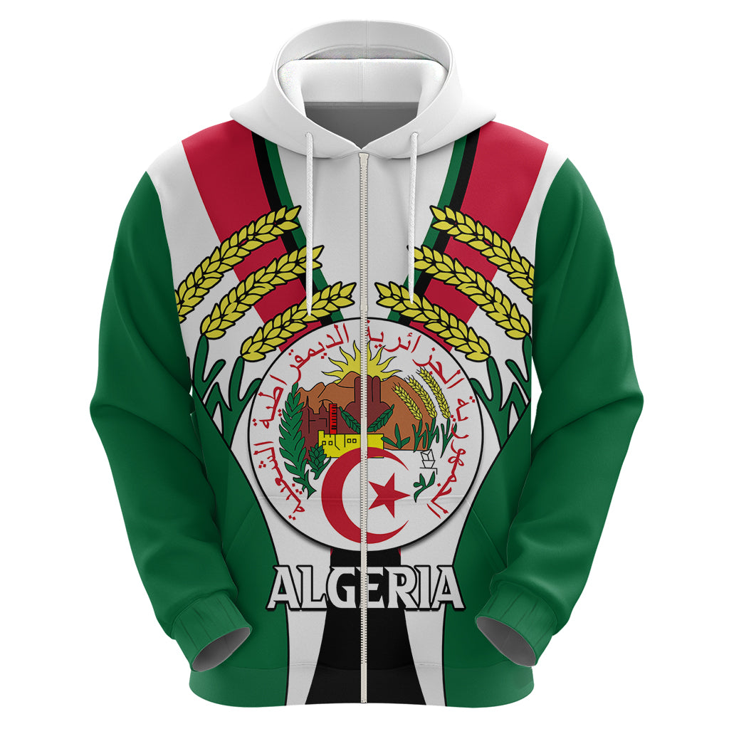 African Hoodie Algeria Independence Day - Wonder Print Shop