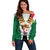 African Off Shoulder Sweater Algeria Independence Day - Wonder Print Shop