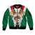 African Sleeve Zip Bomber Jacket Algeria Independence Day - Wonder Print Shop