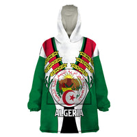 African Wearable Blanket Hoodie Algeria Independence Day - Wonder Print Shop
