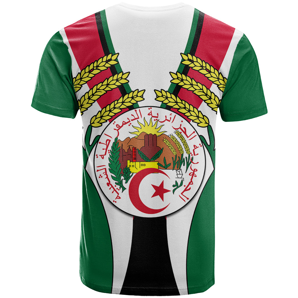 Custom African T Shirt Algeria Independence Day - Wonder Print Shop