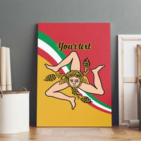 Personalized Italy Bandiera Della Sicilia Canvas Wall Art LT9 - Wonder Print Shop