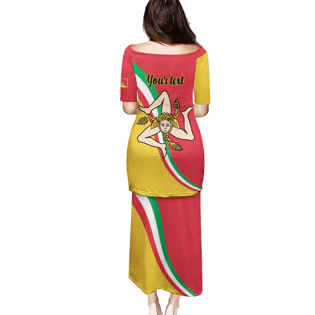 Personalized Italy Bandiera Della Sicilia Puletasi - Wonder Print Shop