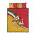 Personalized Italy Bandiera Della Sicilia Quilt Bed Set - Wonder Print Shop