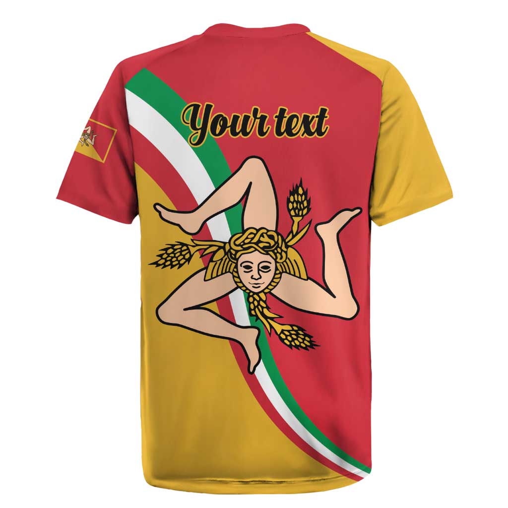 Personalized Italy Bandiera Della Sicilia Rugby Jersey - Wonder Print Shop