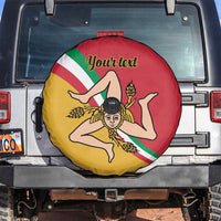Personalized Italy Bandiera Della Sicilia Spare Tire Cover - Wonder Print Shop