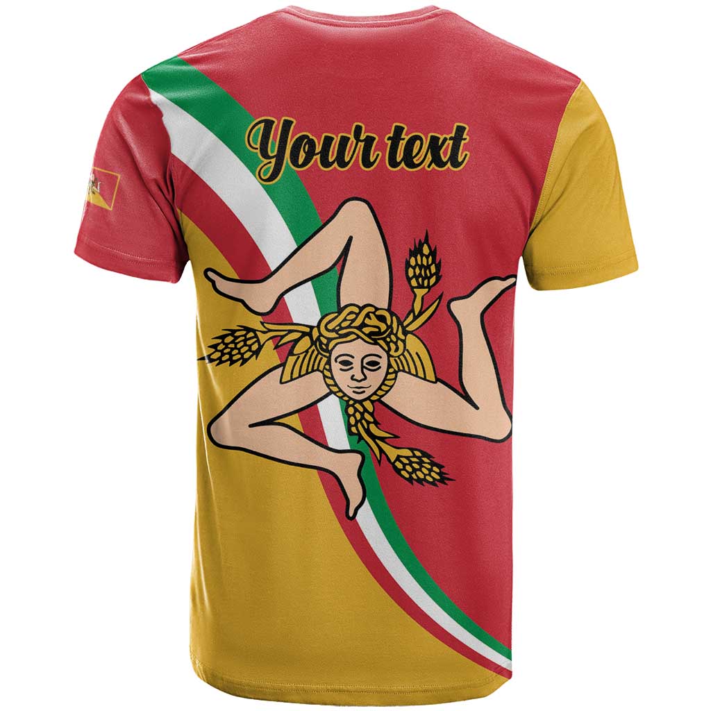 Personalized Italy Bandiera Della Sicilia T Shirt - Wonder Print Shop