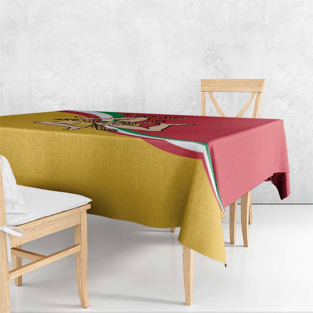 Personalized Italy Bandiera Della Sicilia Tablecloth - Wonder Print Shop