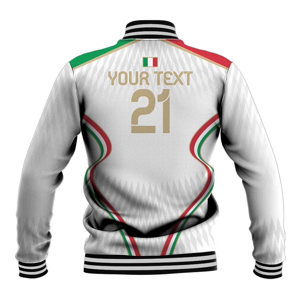 Custom Italy Football Baseball Jacket Gli Azzurri Sporty Style LT9 - Wonder Print Shop