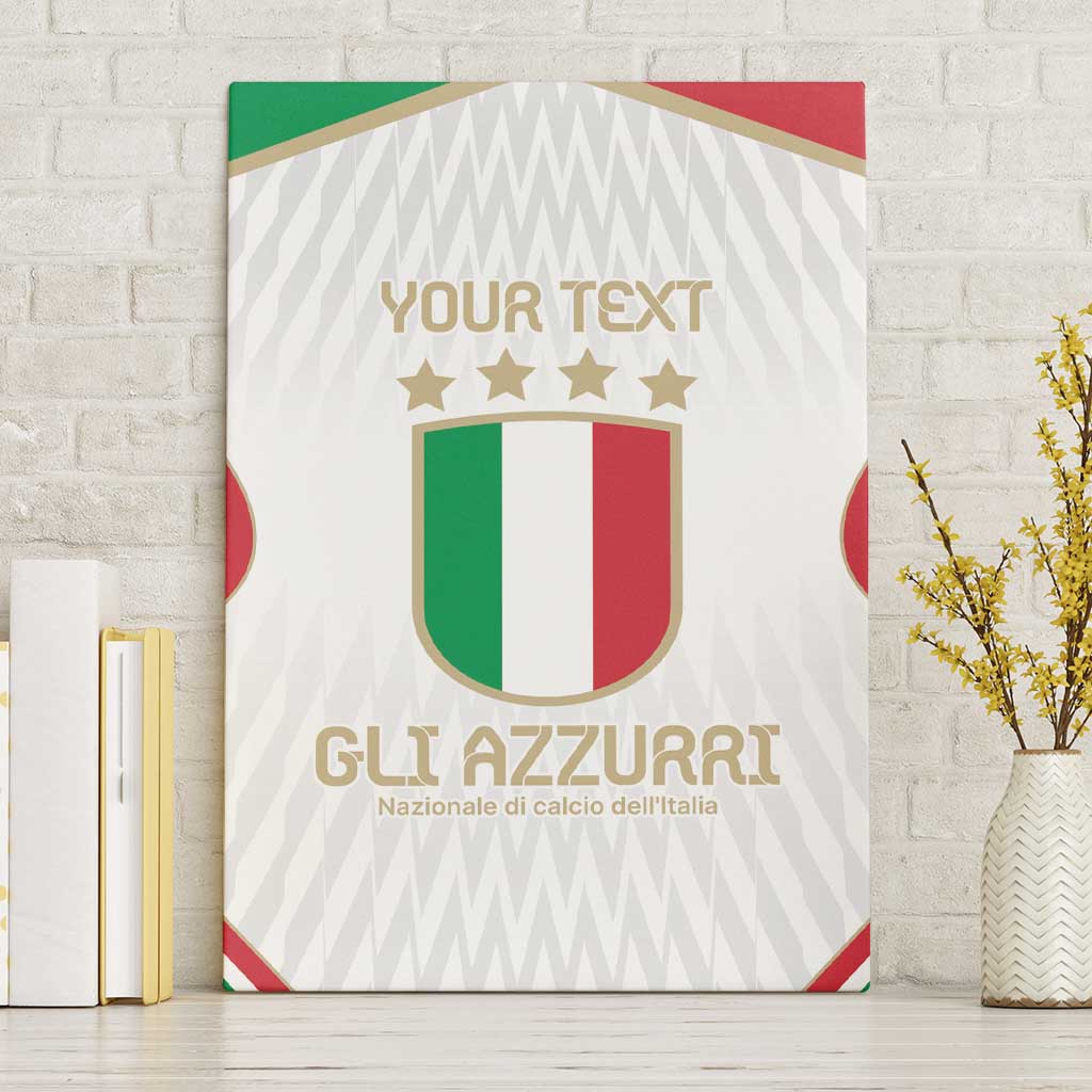 Custom Italy Football Canvas Wall Art Gli Azzurri Sporty Style LT9 - Wonder Print Shop