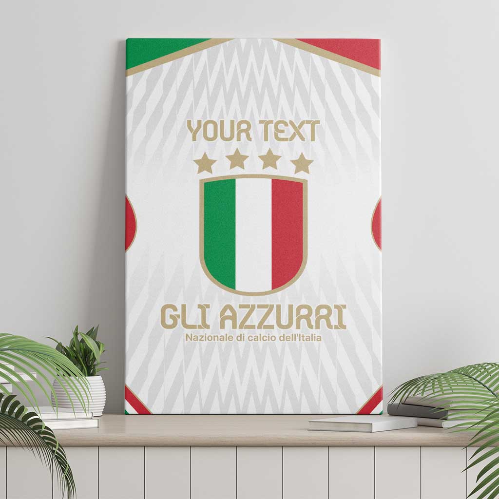 Custom Italy Football Canvas Wall Art Gli Azzurri Sporty Style LT9 - Wonder Print Shop