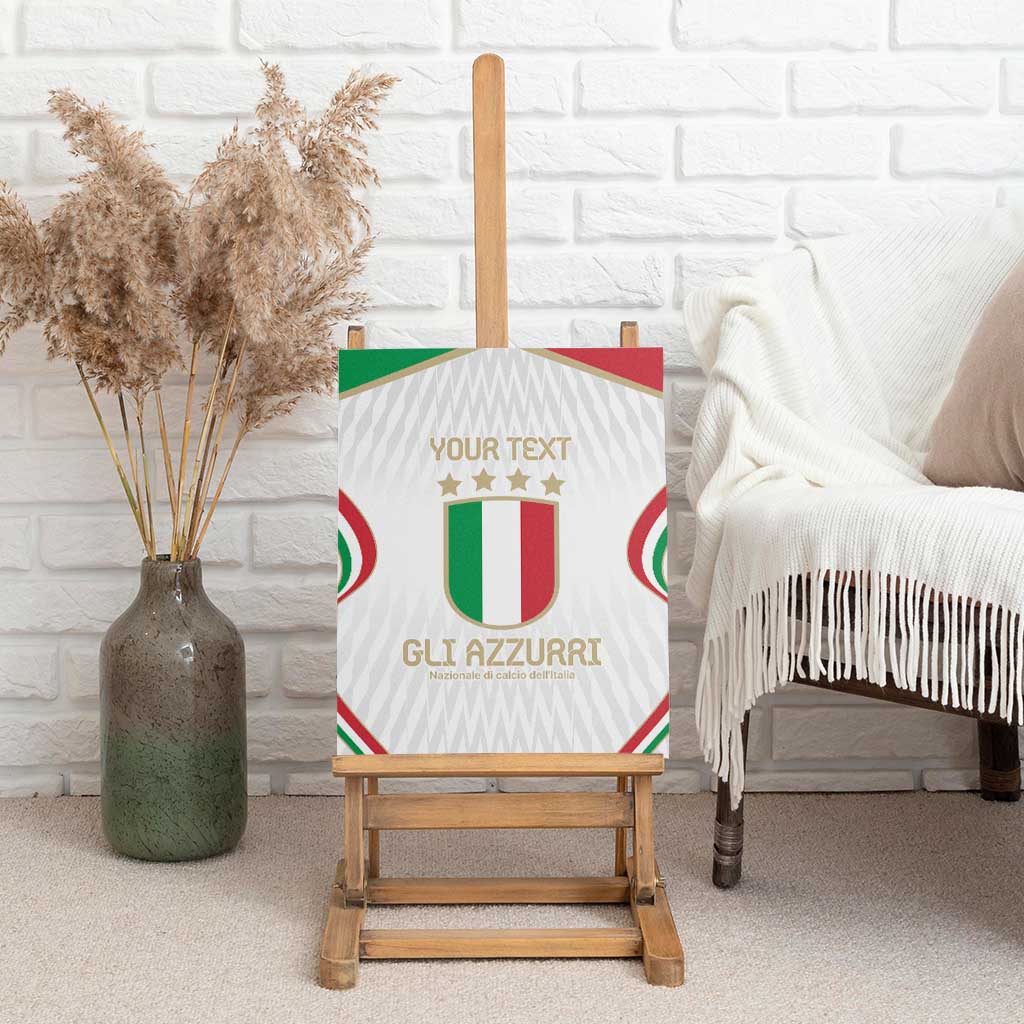 Custom Italy Football Canvas Wall Art Gli Azzurri Sporty Style LT9 - Wonder Print Shop