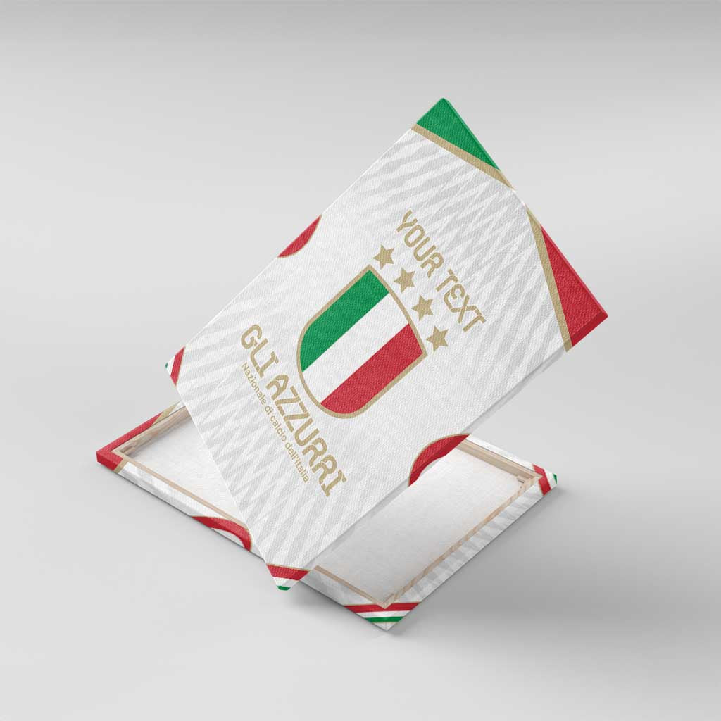 Custom Italy Football Canvas Wall Art Gli Azzurri Sporty Style LT9 - Wonder Print Shop