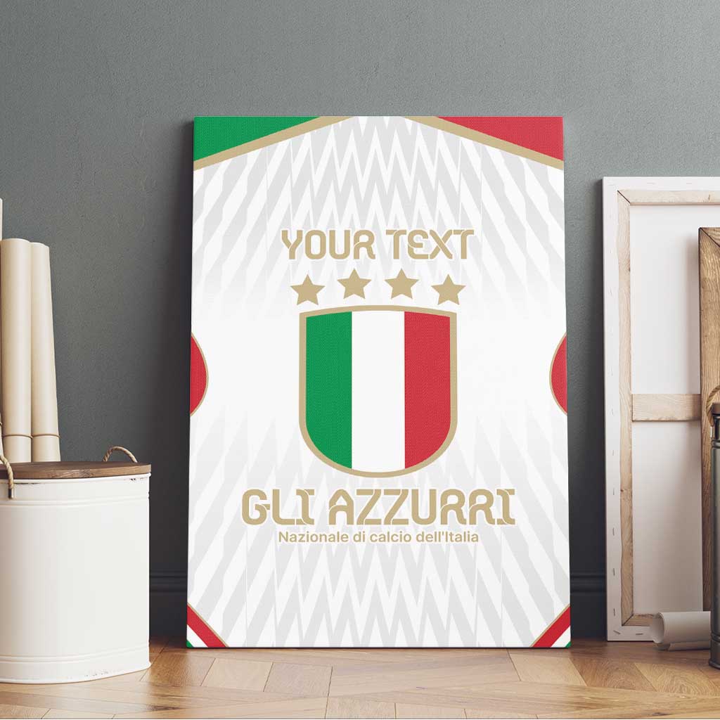 Custom Italy Football Canvas Wall Art Gli Azzurri Sporty Style LT9 - Wonder Print Shop