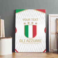 Custom Italy Football Canvas Wall Art Gli Azzurri Sporty Style LT9 - Wonder Print Shop