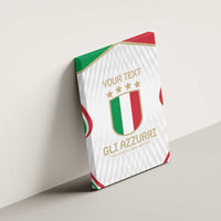 Custom Italy Football Canvas Wall Art Gli Azzurri Sporty Style LT9 - Wonder Print Shop