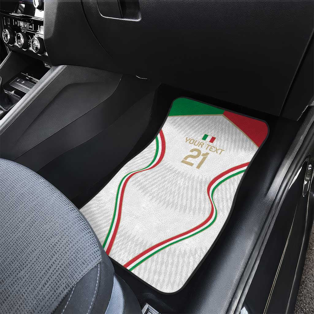 Custom Italy Football Car Mats Gli Azzurri Sporty Style LT9 - Wonder Print Shop