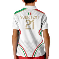 Custom Italy Football Kid Polo Shirt Gli Azzurri Sporty Style - Wonder Print Shop