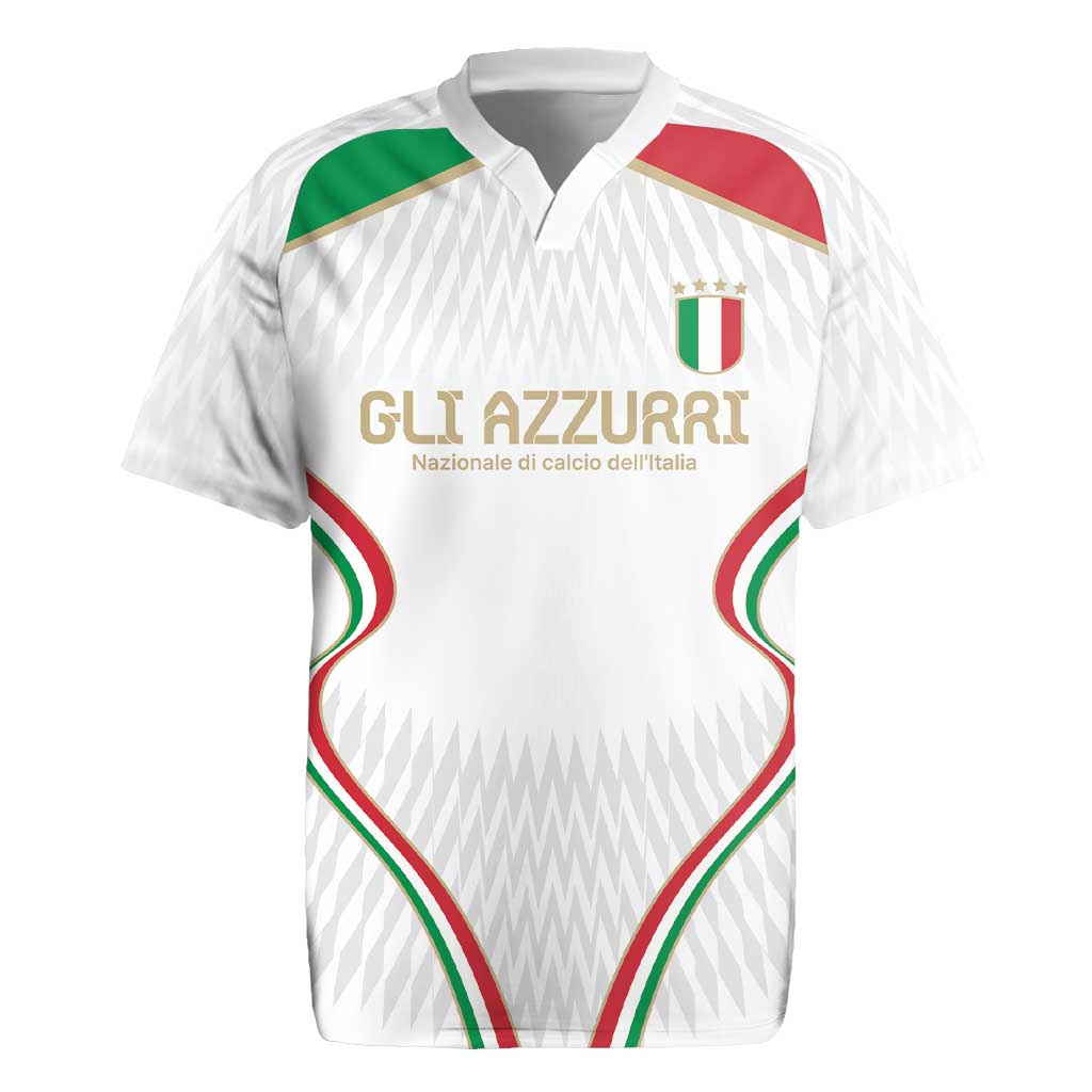 Custom Italy Football Rugby Jersey Gli Azzurri Sporty Style - Wonder Print Shop