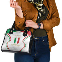 Custom Italy Football Shoulder Handbag Gli Azzurri Sporty Style