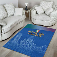 Custom Italy Football Area Rug Special Pisa Tower LT9 - Wonder Print Shop
