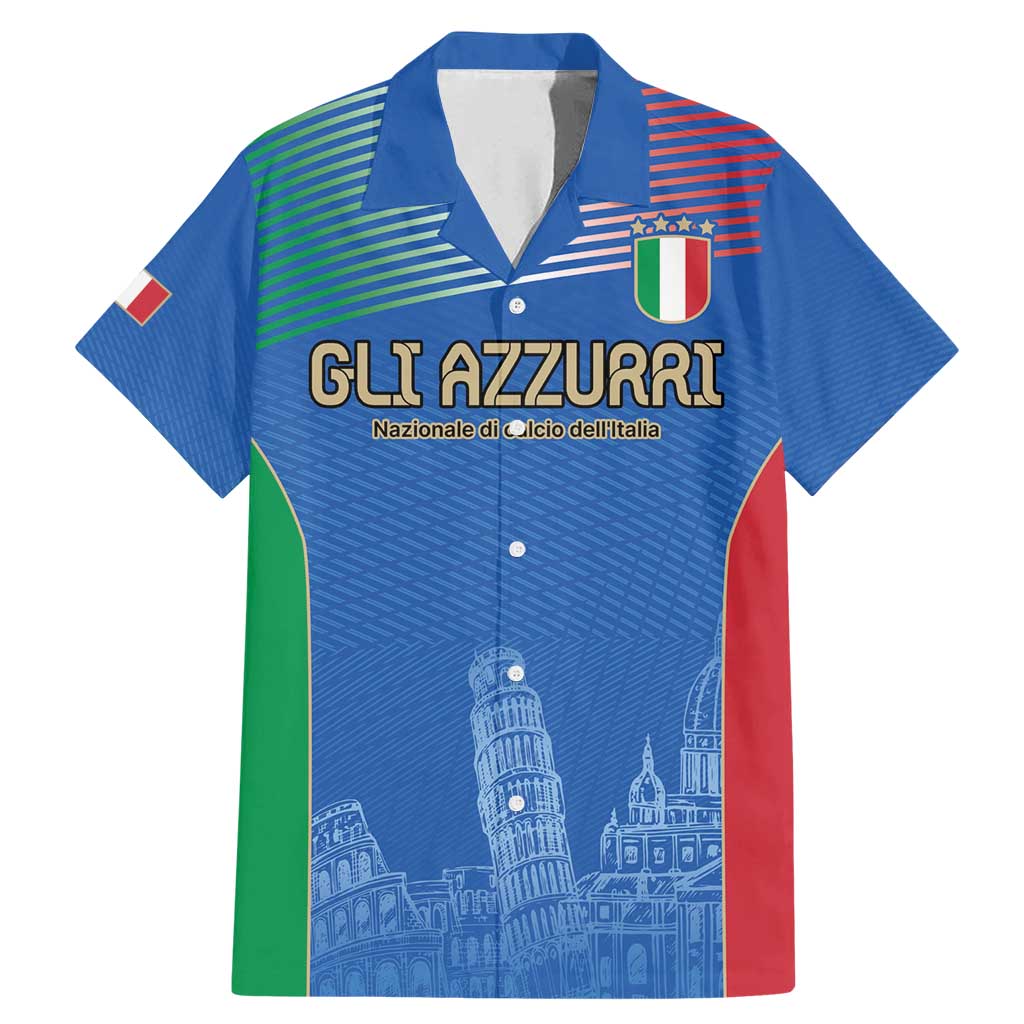 Custom Italy Football Family Matching Mermaid Dress and Hawaiian Shirt Special Pisa Tower LT9 - Wonder Print Shop