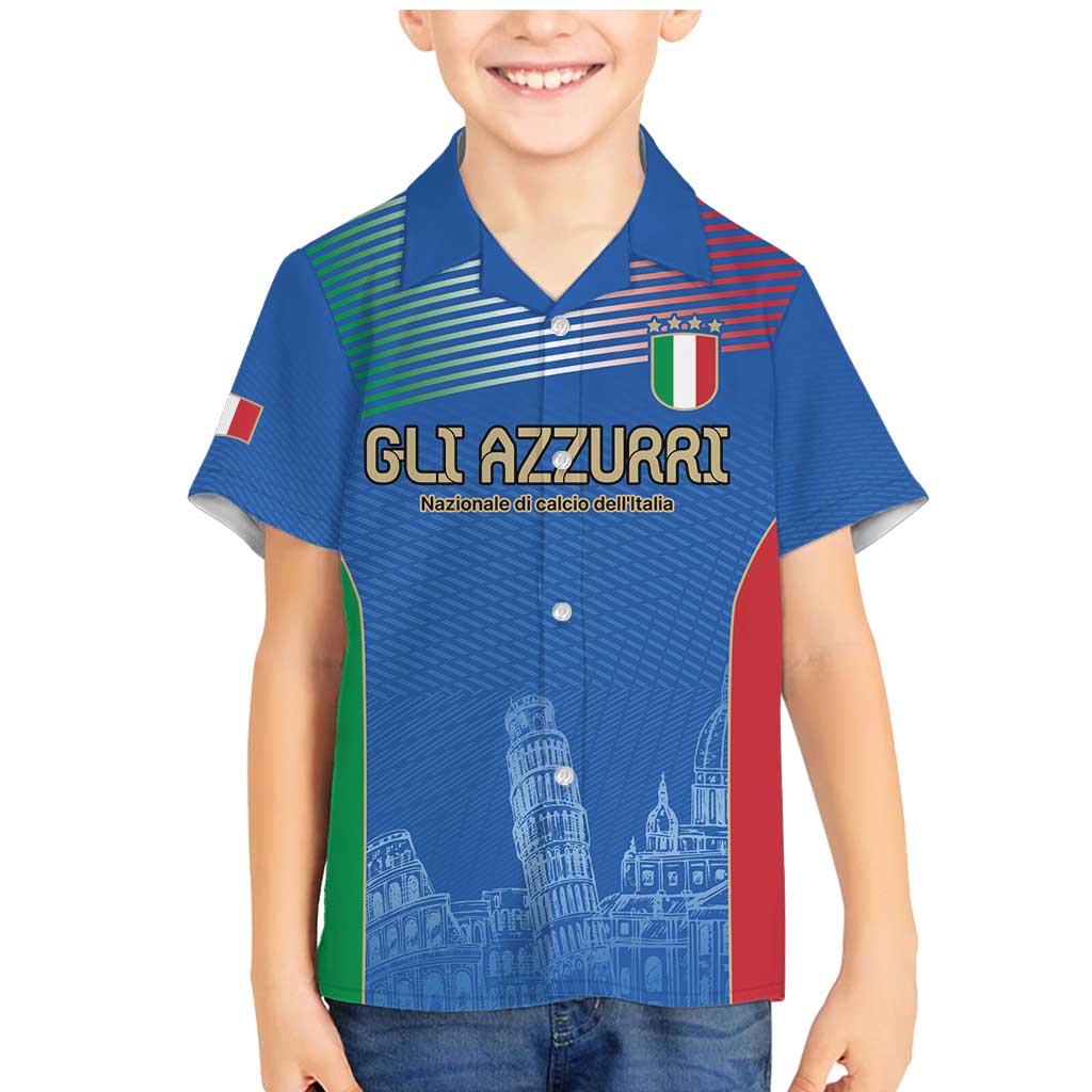 Custom Italy Football Family Matching Mermaid Dress and Hawaiian Shirt Special Pisa Tower LT9 - Wonder Print Shop