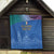 Custom Italy Football Quilt Special Pisa Tower - Wonder Print Shop
